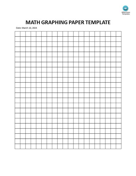 Afbeeldingsresultaten voor Math Graph Paper Template