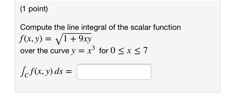 Image result for Finding Line Integral of a Scalar Function