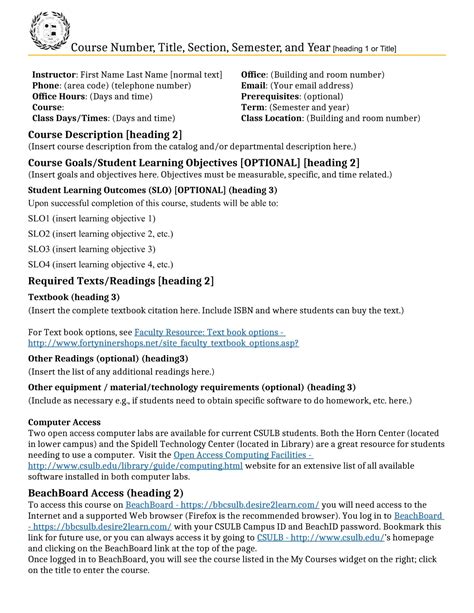 Résultat d’images pour What Is a Program Syllabus