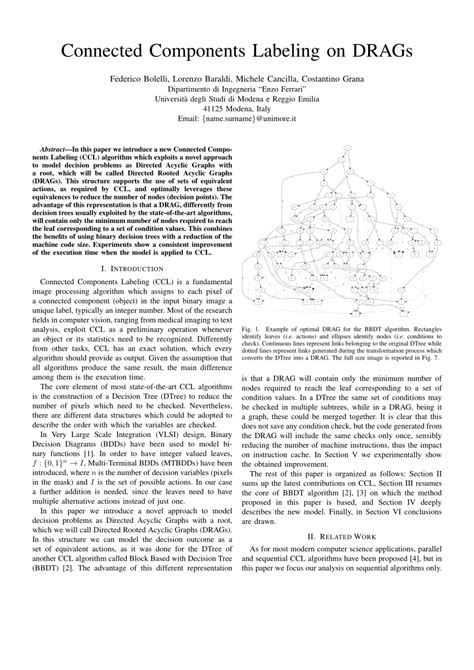 Connected Components Programming Label に対する画像結果