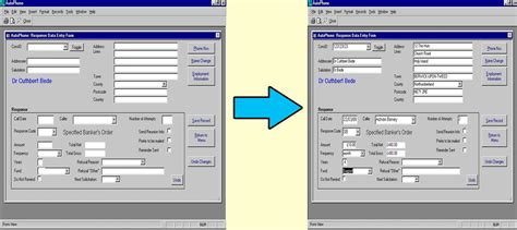 Toradh íomhá ar Address Data Entry Form