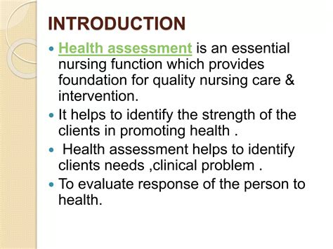 Toradh íomhá ar Health Assessment Module PPT
