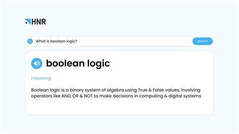 Boolean Logic に対する画像結果