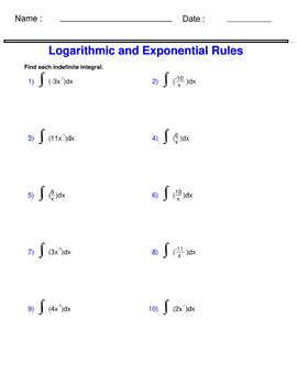 Exponential Integral Rules に対する画像結果