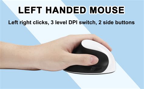 Image result for Wireless Vertical Left-Handed Mouse