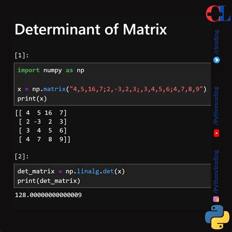 Image result for Matrix Code Python