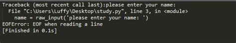 Afbeeldingsresultaten voor Eof When Reading a Line Python
