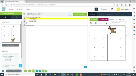 Toradh íomhá ar CodeHS Java Karel Answers
