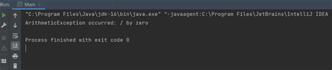 Arithmetric Exception in Java に対する画像結果