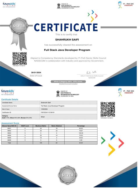 Image result for Palle Technologies Java Full-Stack Course Completion Certificate Photo