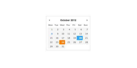 Bildergebnis für HTML Date PICKER as Slider
