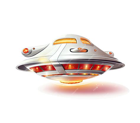 Toradh íomhá ar Alien Spaceship Cartoon UFO
