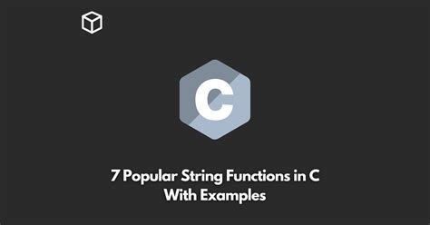 Image result for String Functions in C