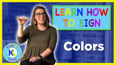 Image result for Sign Language Color Chart