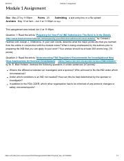Image result for Assignment 1 Module 1