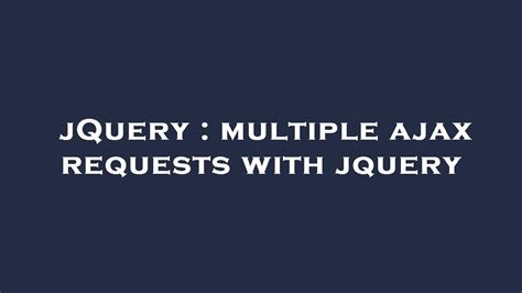 Image result for AJAX/JQuery