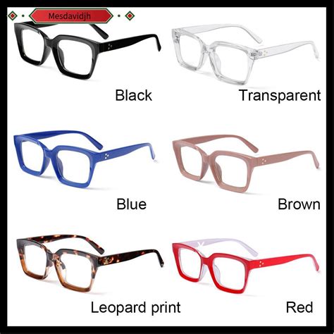 Square glasses transparent - readfeet