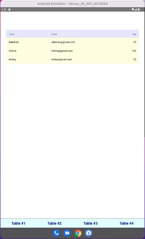 Toradh íomhá ar React Native Table