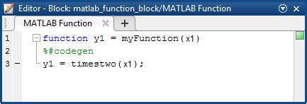 Image result for MATLAB Function Block Simulink