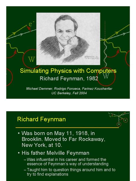 Image result for Richard Feynman Quantum Computing
