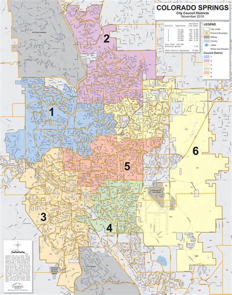 Image result for Colorado Springs Map