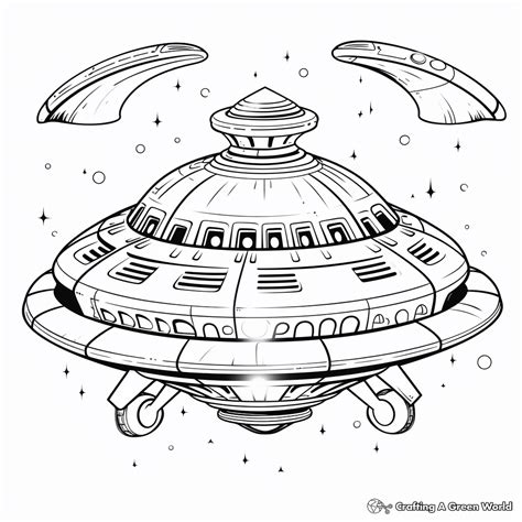 Image result for Alien Ship Coloring Page