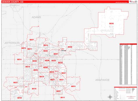 Image result for Denver Colorado Zip Code Map
