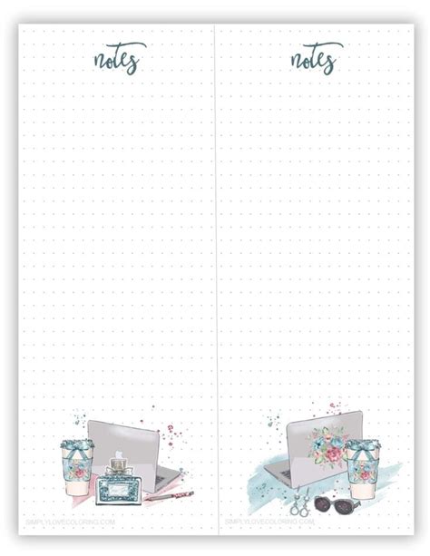 Free Printable Notes Template に対する画像結果