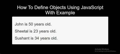 Afbeeldingsresultaten voor Define Object JavaScript