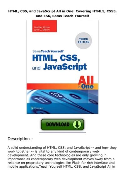 Image result for HTML/CSS JS PDF