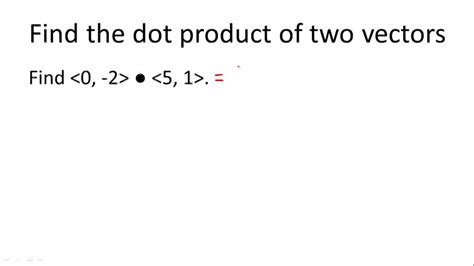 Image result for Vector Dot Product Example