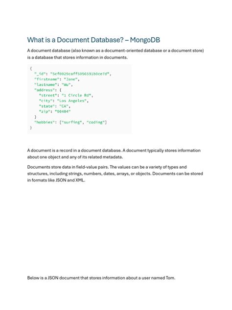 How to Create a Document Database に対する画像結果
