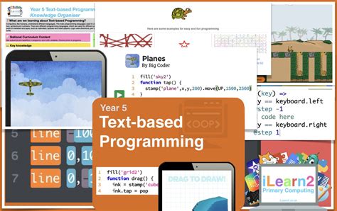 Text-Based Programming Features に対する画像結果