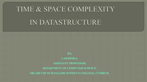 Time and Space Complexity of Arrays に対する画像結果
