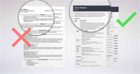 Examples of Resume Summary Statements に対する画像結果