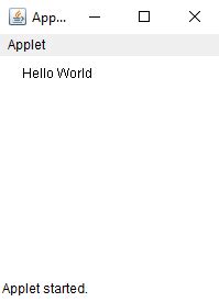 Java Applet Demo に対する画像結果