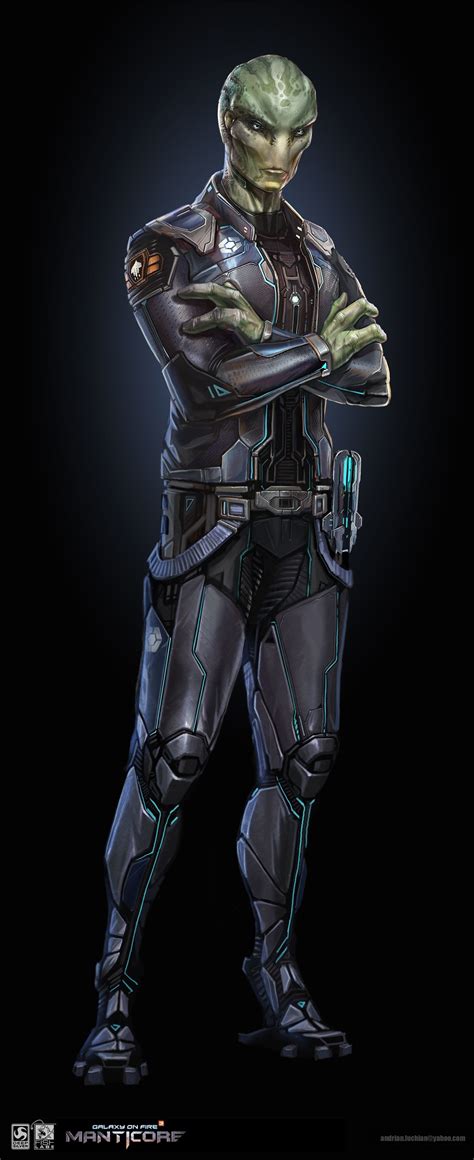 Image result for Alien Hunter Character Design