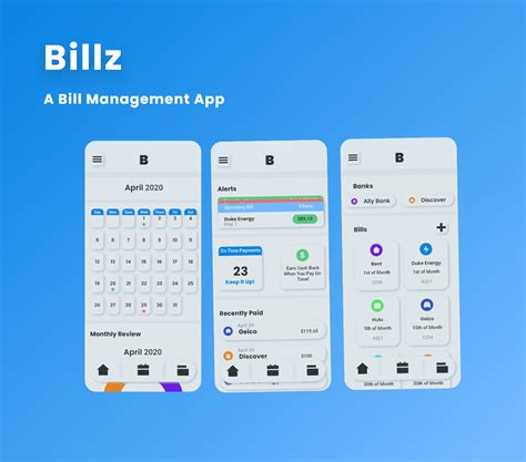 Bill Management App に対する画像結果