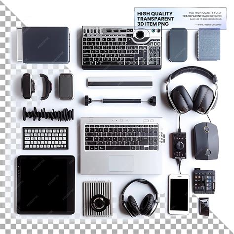 Toradh íomhá ar Computer Peripherals Black Background