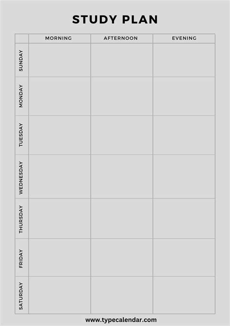 Study Plan Example PDF に対する画像結果