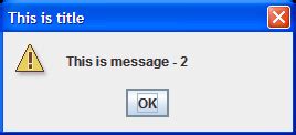 Image result for Message Dialog in Java Symbols