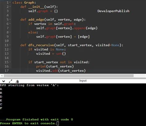 Image result for Depth First Search In Python