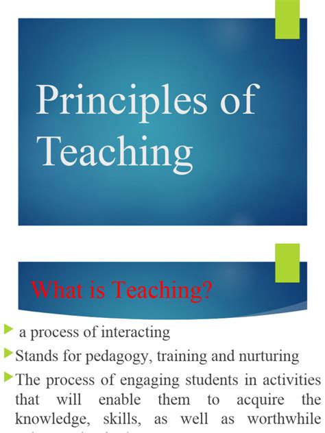 Principles of Teaching and Learning PDF に対する画像結果