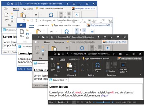 Toradh íomhá ar DevExpress Ribbon Control