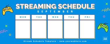 Image result for Stream Schedule Maker
