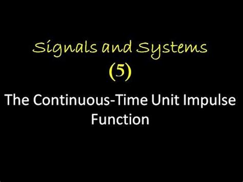 Image result for Unit Impulse Function Continuous-Time