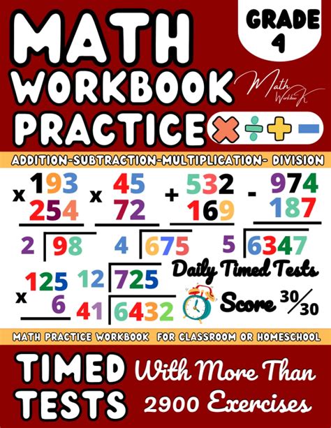 Image result for 4th Grade Math Workbook