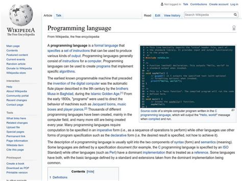 Programming Language Wikipedia に対する画像結果