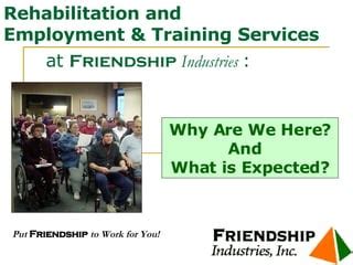 Image result for Friendship Training Module
