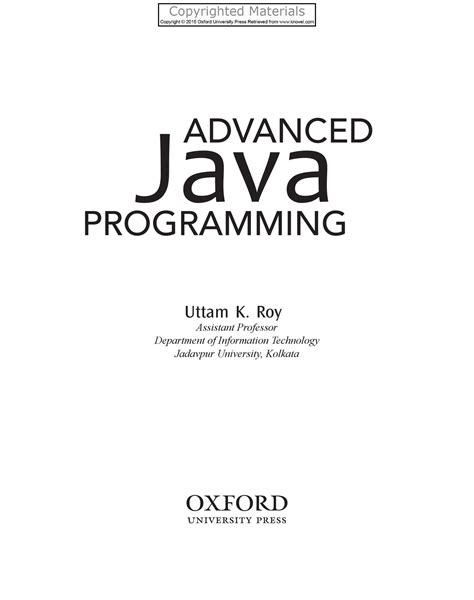 Advanced Programming PDF に対する画像結果